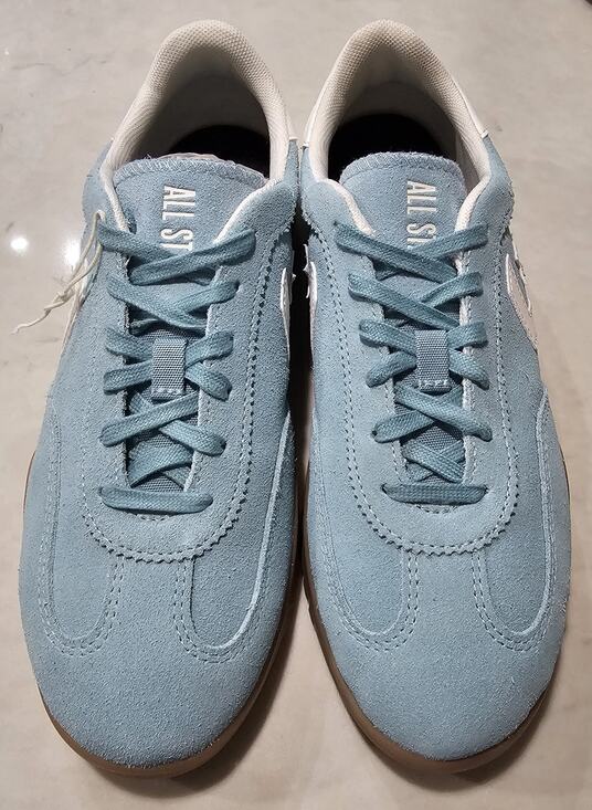 Converse Shoes - NEW Converse All Star Suede Sneakers Light Blue Women's Size 9 Men's 7.5